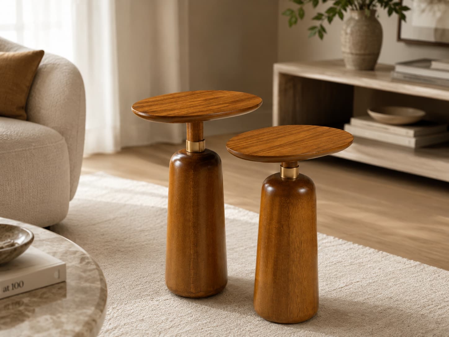 Mesa Lateral Plump detalhe 1