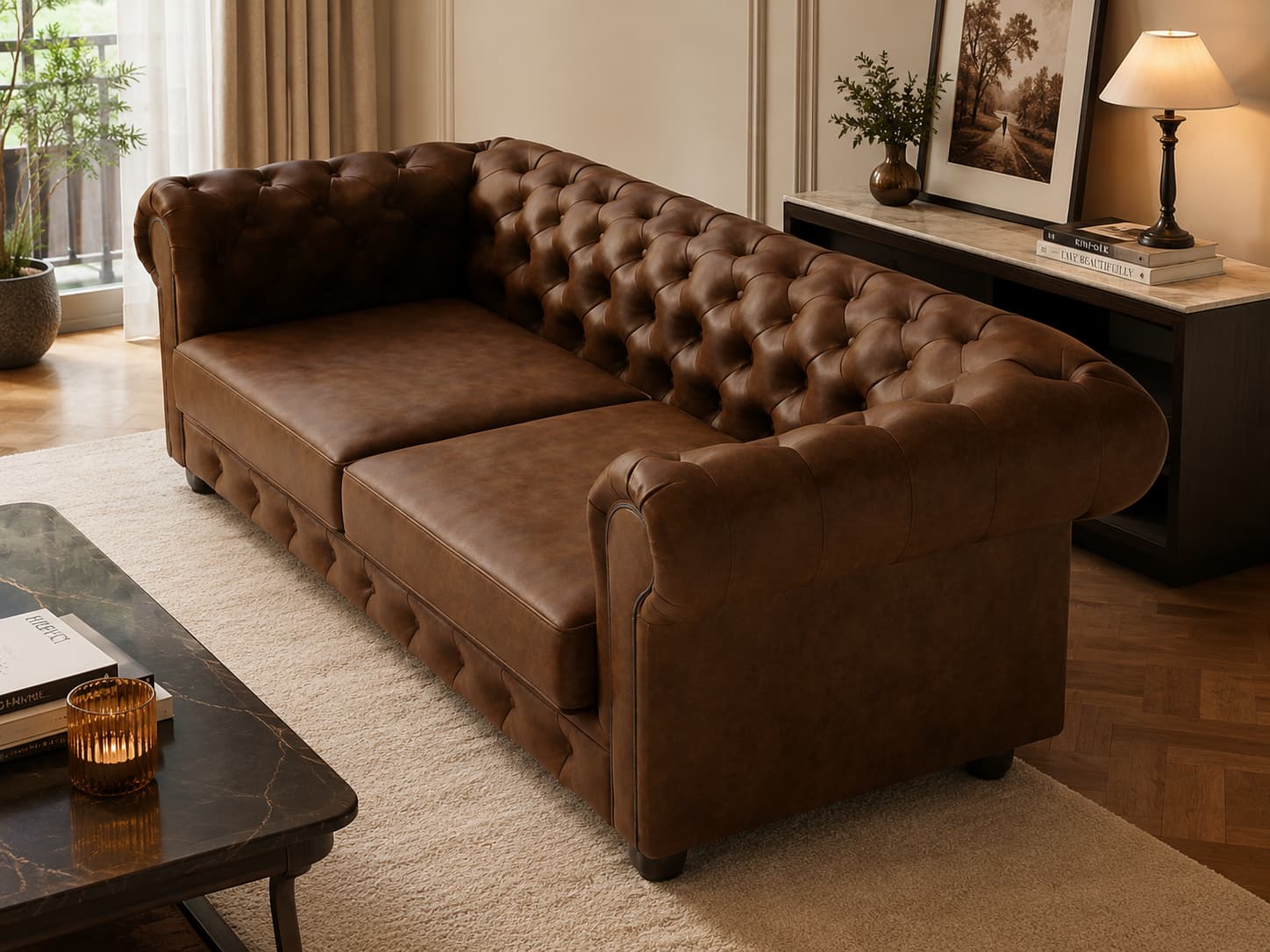 Sofá Elétrico Chesterfield